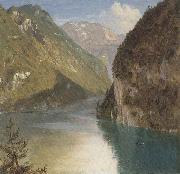 Frederic E.Church Koenigssee,Bavaria oil painting
